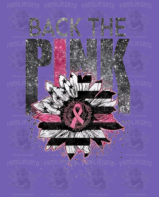 Back the Pink DTF Transfer