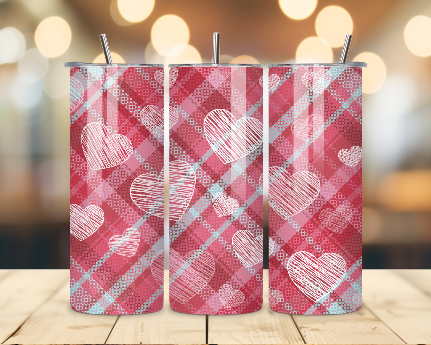 Valentine's Day - Assorted Designs #1 - 20 Oz Stainless Steel Tumbler