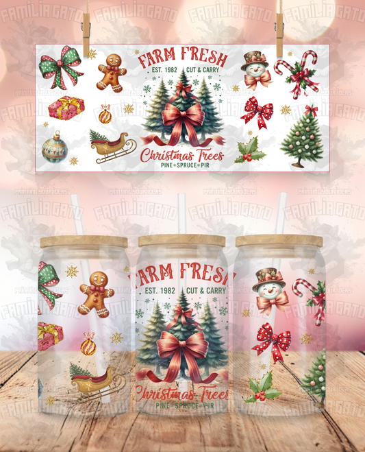 Farm Fresh Christmas Trees #2 UVDTF Wrap