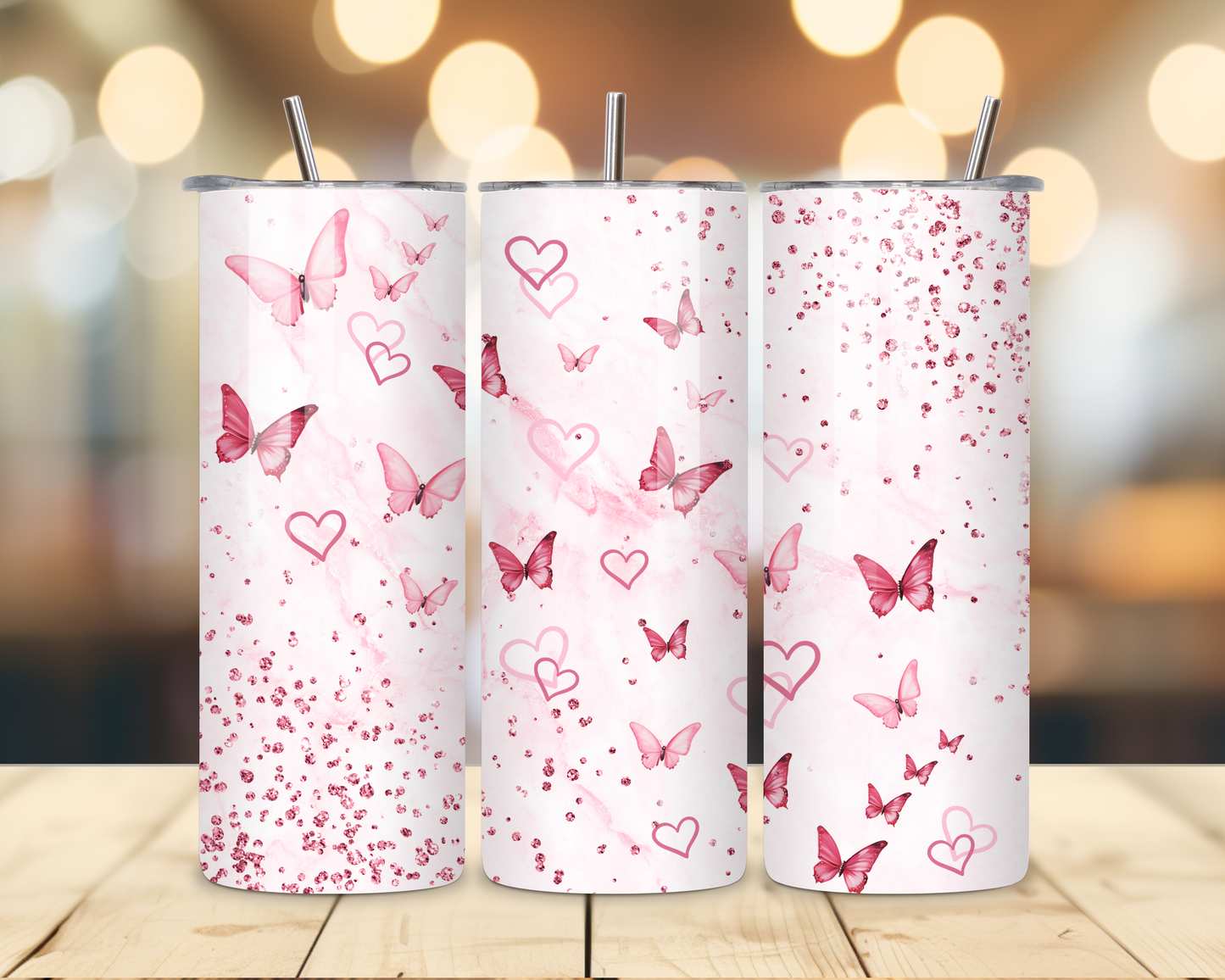 Valentine's Day - Assorted Designs #1 - 20 Oz Stainless Steel Tumbler