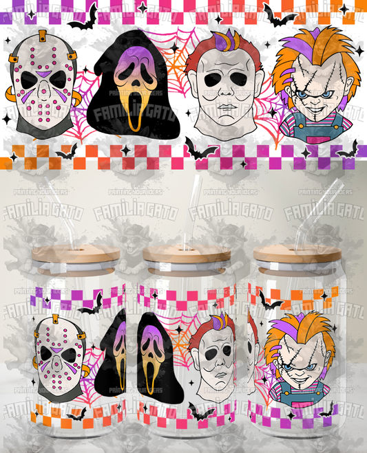 Halloween Horror Characters #8 UVDTF Wrap