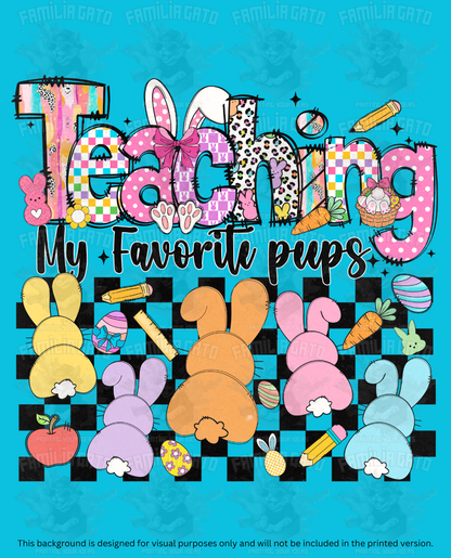 Easter Teacher Doodles #8 DTF Transfer