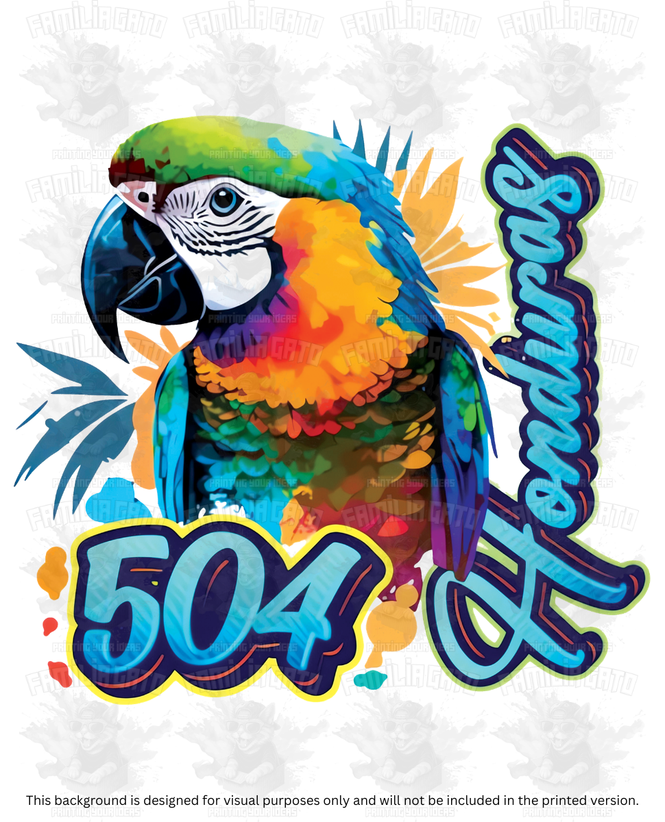Honduras Guacamaya 504 #2 DTF Transfer