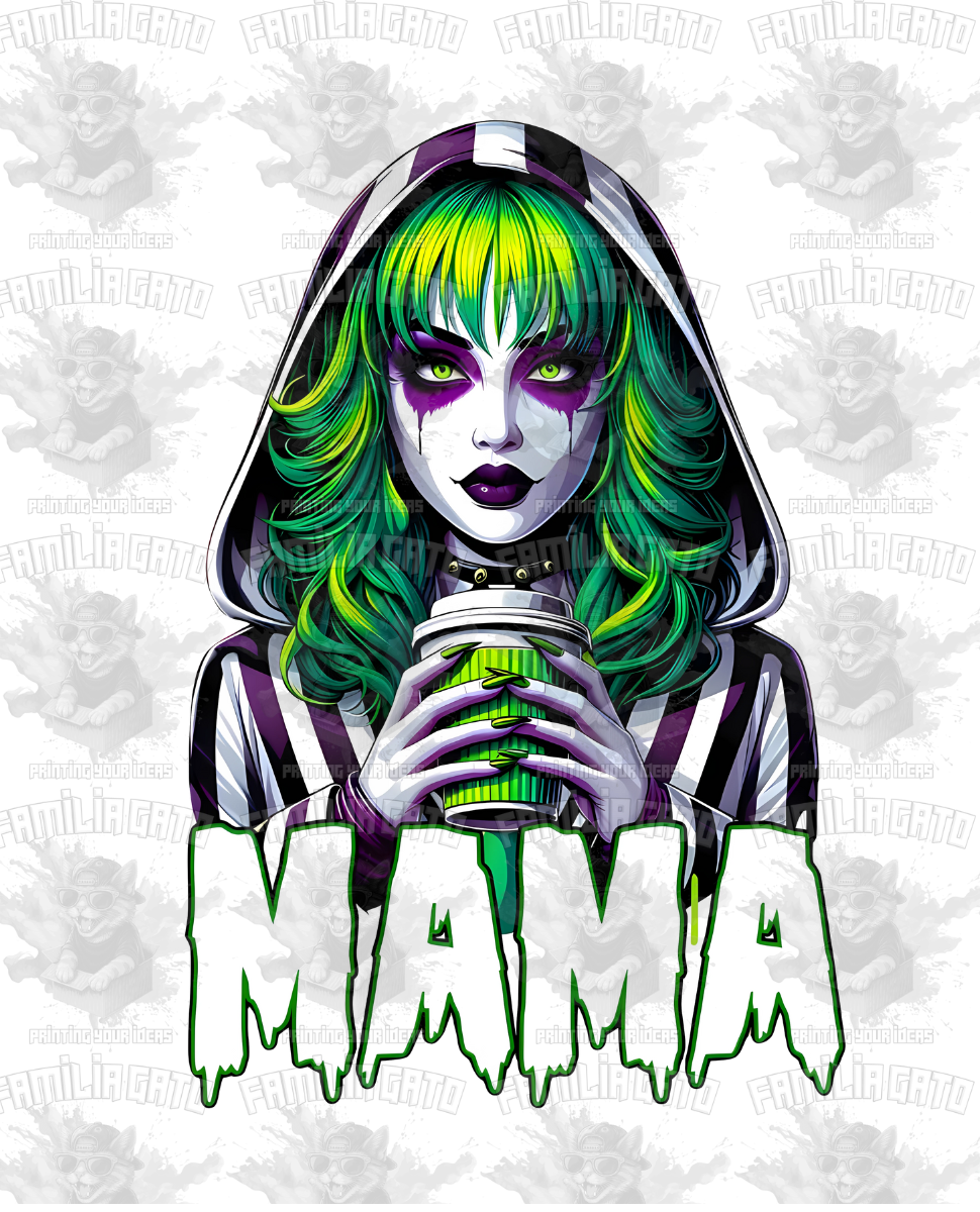 Halloween Horror Mama #9 DTF Transfer