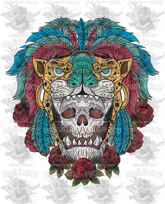 Azteca Warrior 2 DTF Transfer