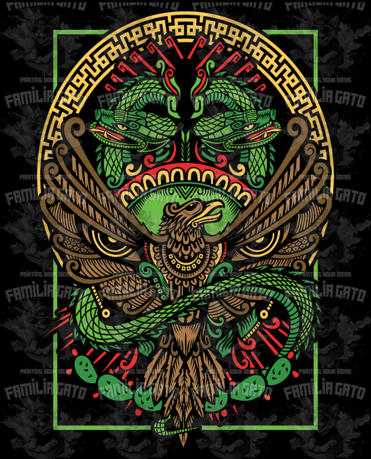 Aguila y Serpientes DTF Transfer