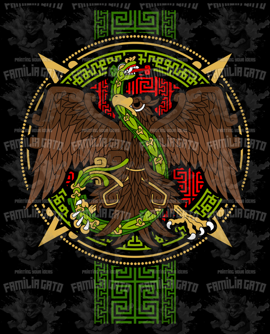 Aguila y Serpiente  DTF Transfer