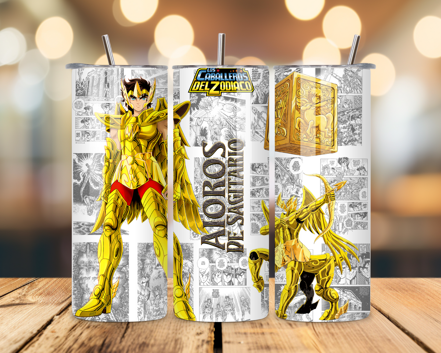 Caballeros del Zodiaco - Saint Seiya - 20 Oz Stainless Steel Tumbler