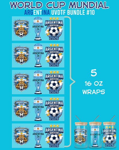 World Cup UVDTF Bundles - 16 Oz Libbey Glass Can Wraps
