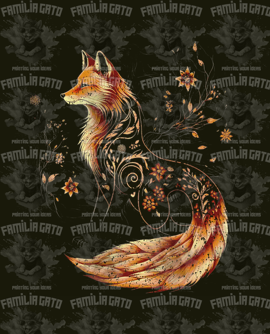 Autumn Fox DTF Transfer