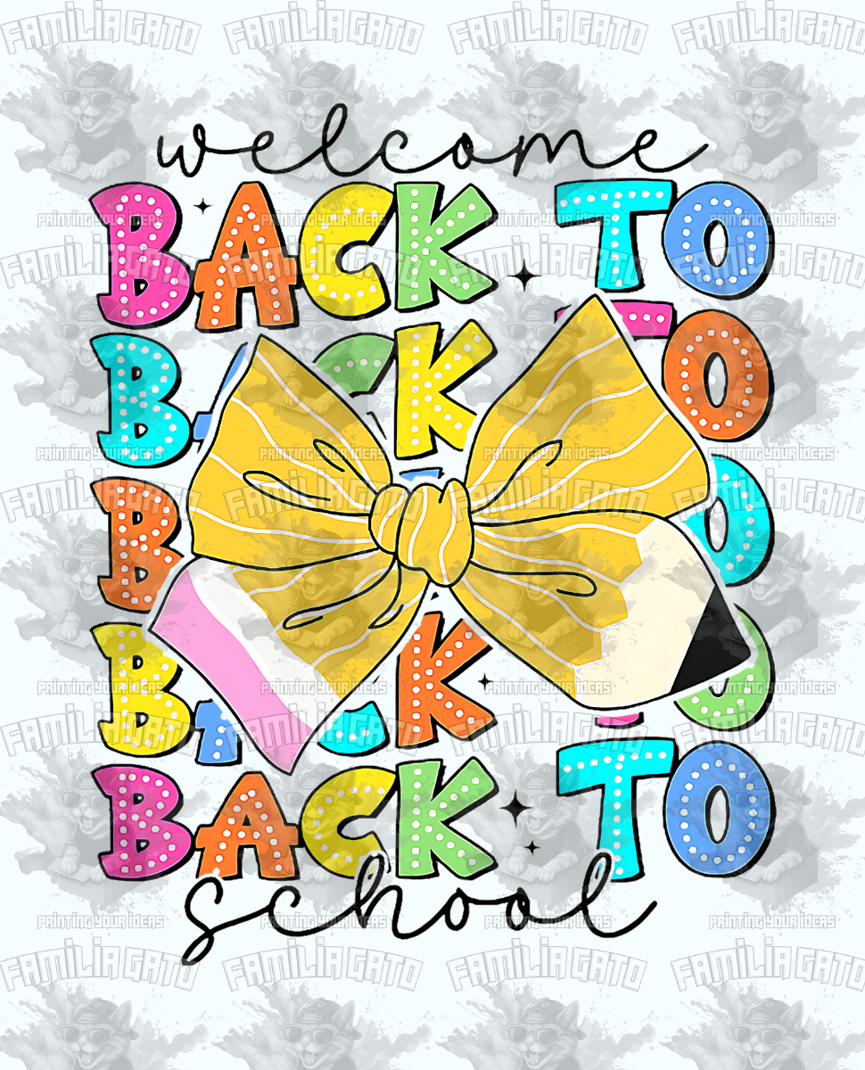 Back To School DTF Transfer