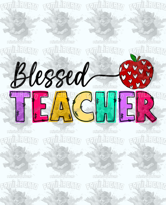 Blessed Teacher #2 DTF Transfer