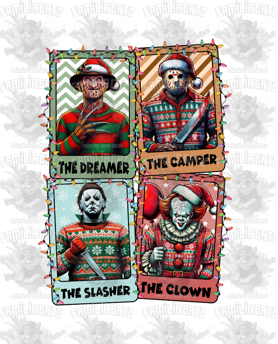 Christmas Card #1 DTF Transfer