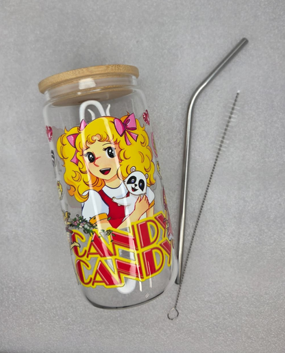 Virgen de Guadalupe #2 - 16 Oz Libbey Glass Can