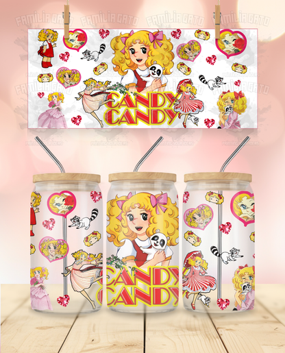 Candy Candy - 16 Oz Libbey Glass Can