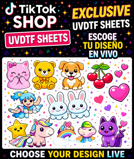 Exclusive UVDTF Sheets