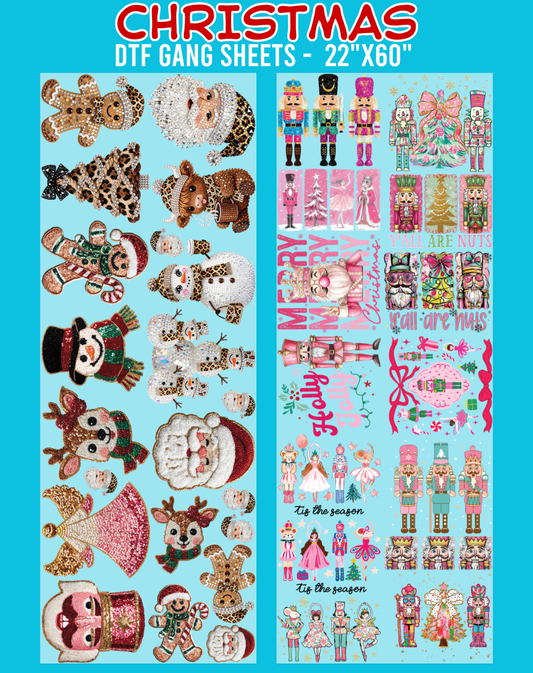 Christmas DTF Gang Sheets - 22"x60"