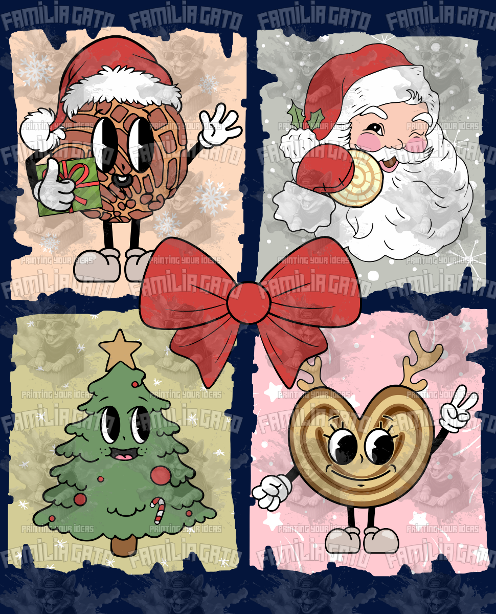 Christmas Bow Mexican #1 DTF Transfer