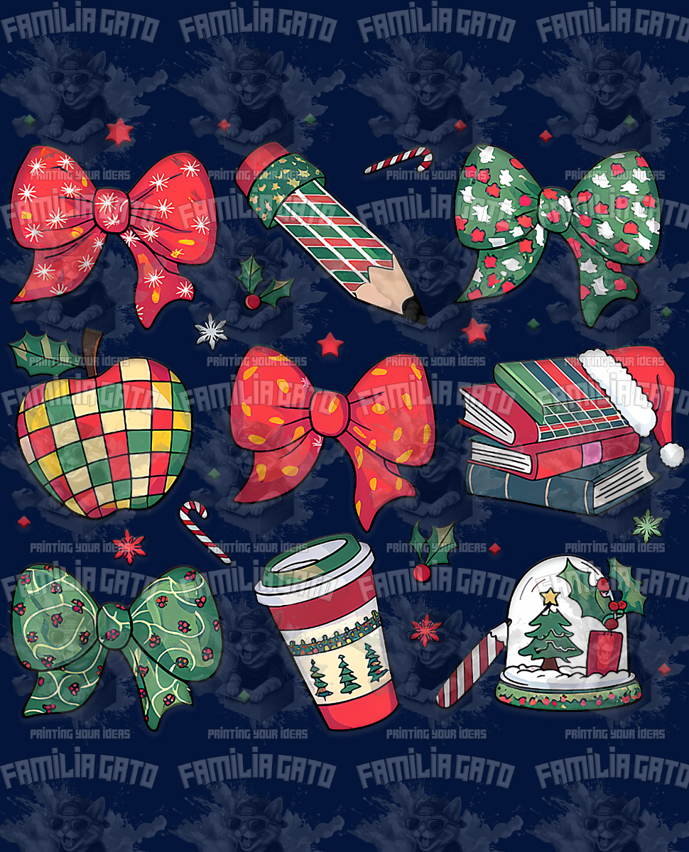 Christmas School #1 DTF Transfer