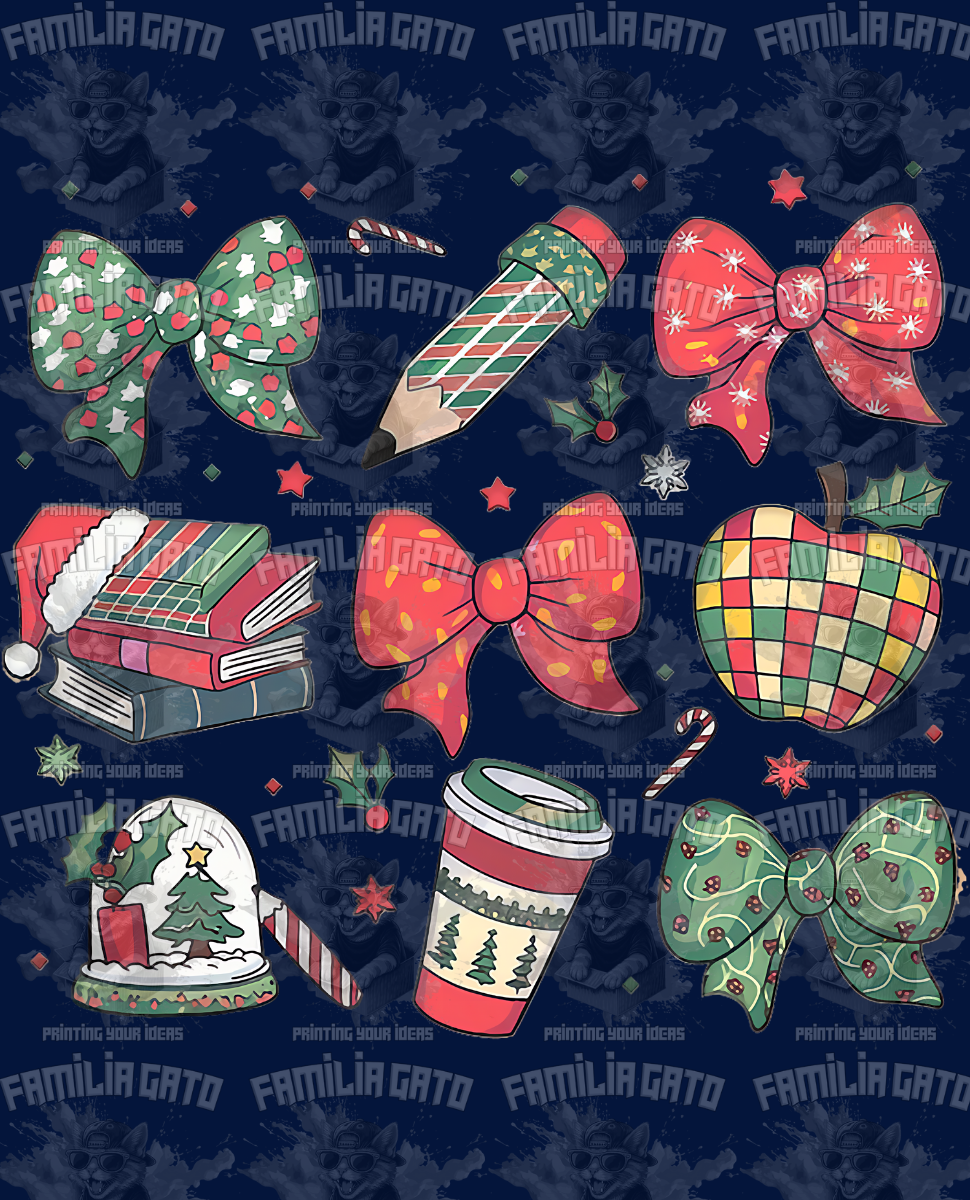 Christmas School #2 DTF Transfer