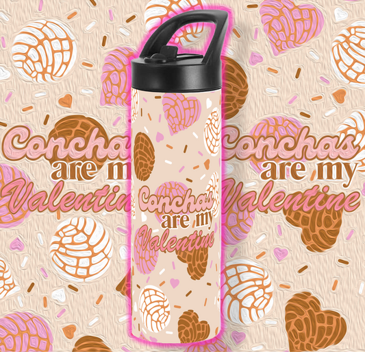 Conchas are my Valentine 20 oz Tumbler