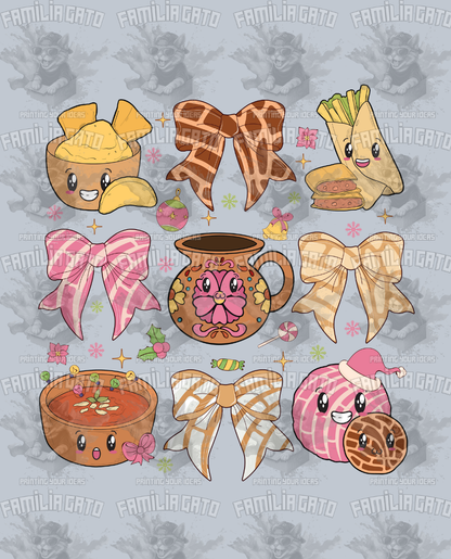 Coquette Christmas Mexican Conchas #2 DTF Transfer