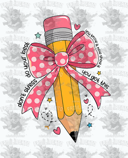 Coquette Pencil #11 DTF Transfer