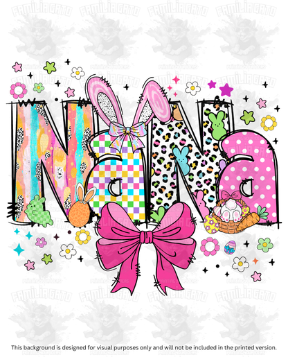 Easter Nana Doodles DTF Transfer