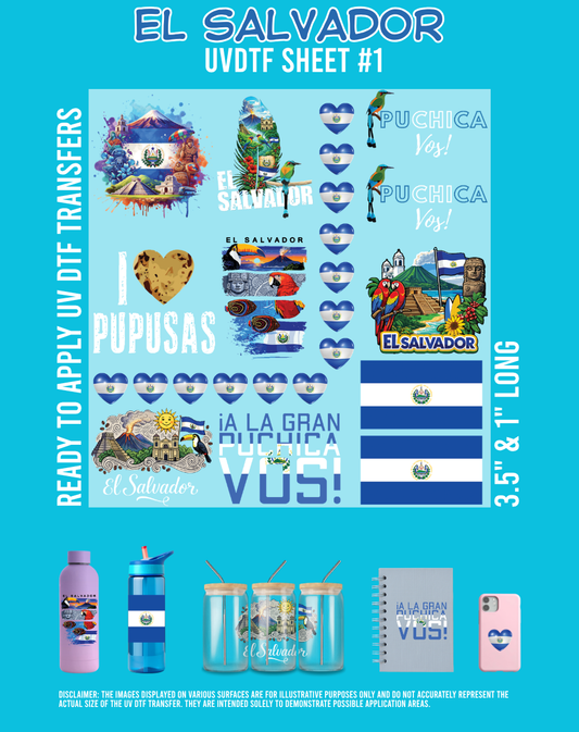 El Salvador UVDTF Sheets