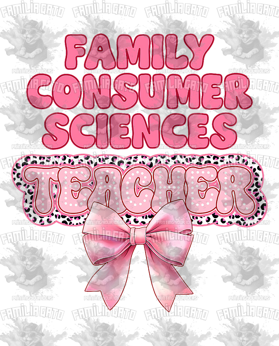 Family Consumer Sciences Teacher DTF Transfer