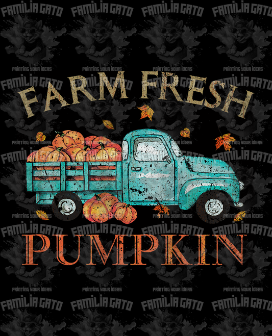 Farm Fresh Pumpkin DTF Transfer