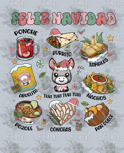 Feliz Navidad Mexican Conchas #1 DTF Transfer
