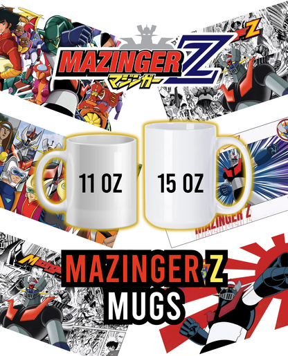 Mazinger Z 11oz & 15oz Mugs