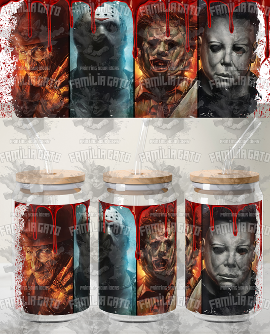 Glass Can Horror Movie #3 UVDTF Wrap