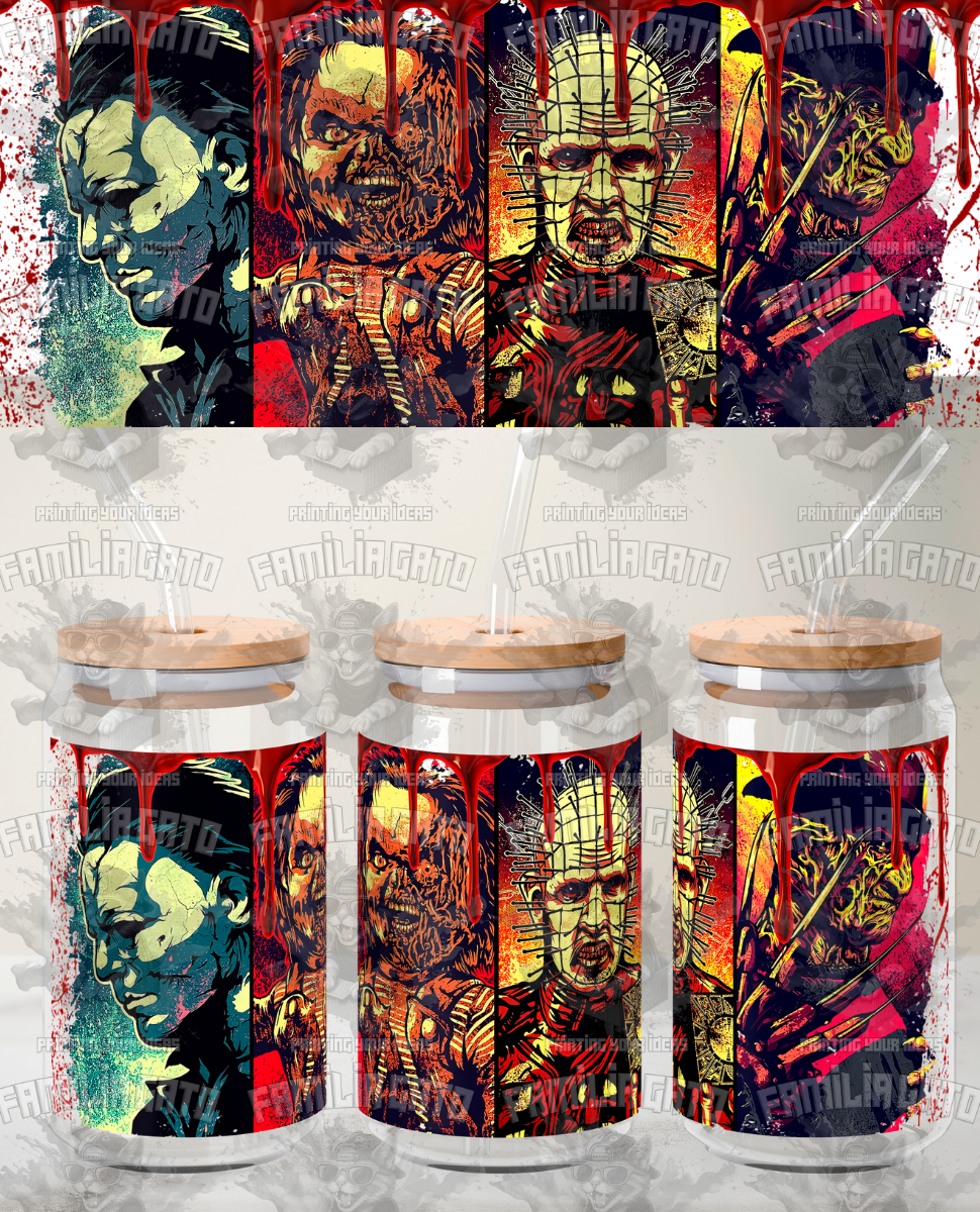 Glass Can Horror Movie #42 UVDTF