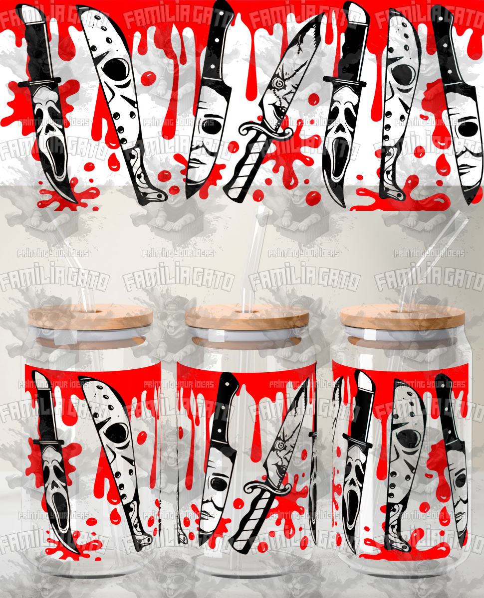 Glass Can Horror Movie #45 UVDTF