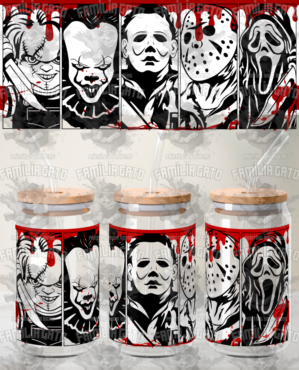 Glass Can Horror Movie #57 UVDTF