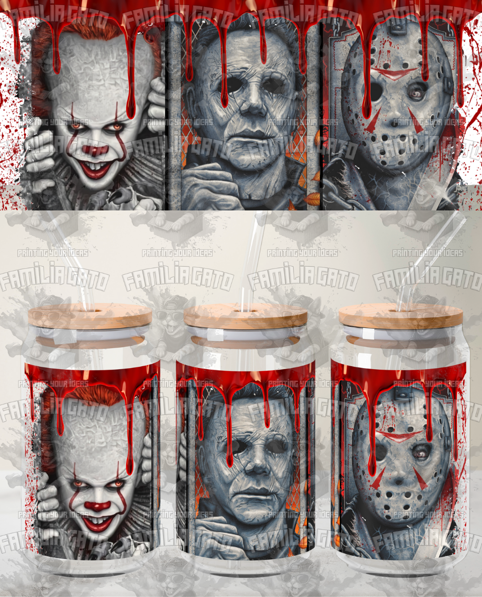 Glass Can Horror Movie #58 UVDTF