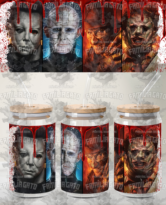 Glass Can Horror Movie #6 UVDTF Wrap