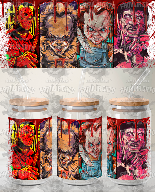 Glass Can Horror Movie #7 UVDTF Wrap