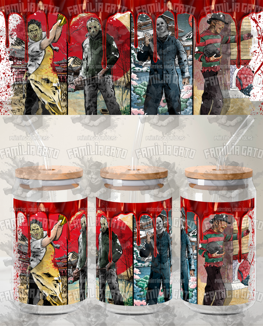 Glass Can Horror Movie #8 UVDTF Wrap