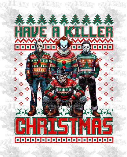 Have a Killer Christmas #5 DTF Transfer