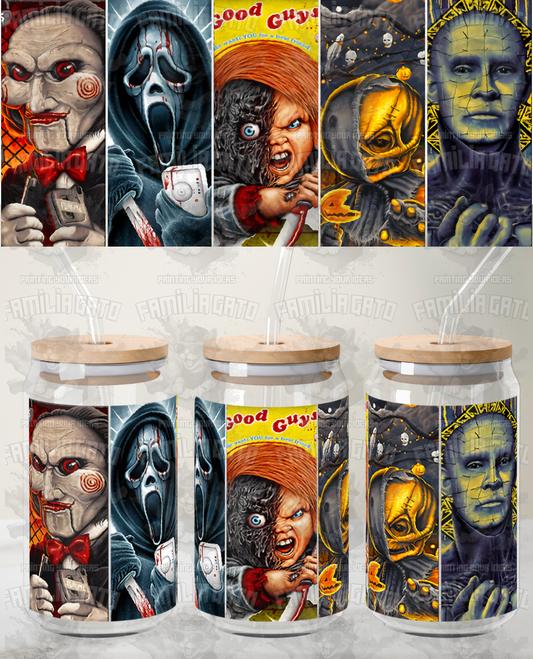 Halloween Horror Characters #21 UVDTF Wrap