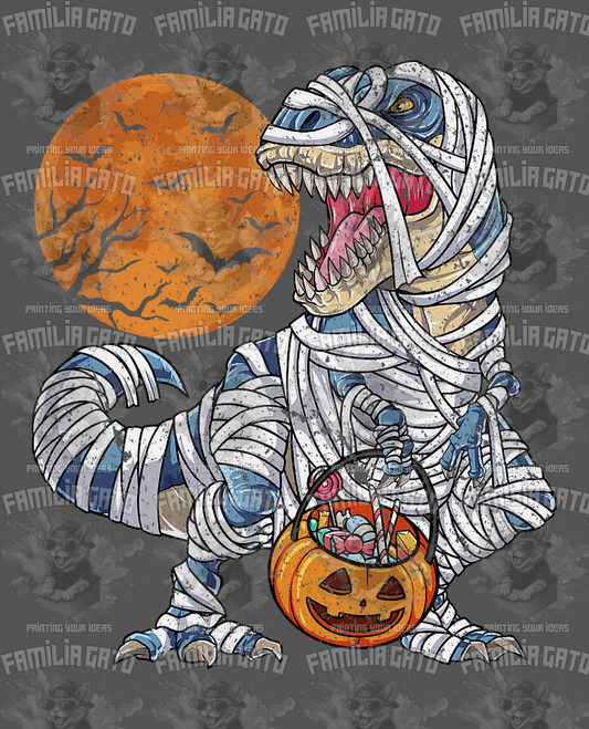 Halloween Dino DTF Transfer