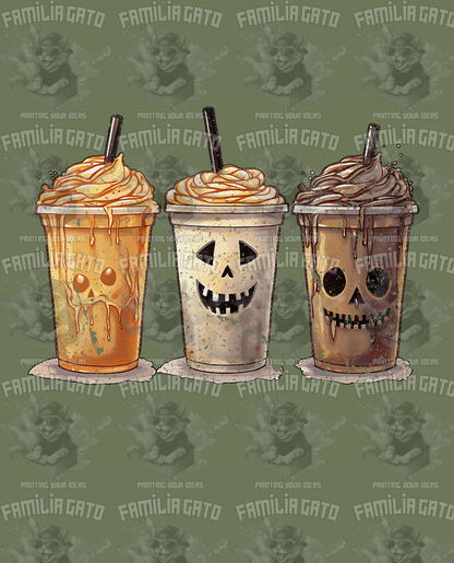 Halloween Drinks DTF Transfer