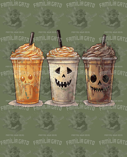 Halloween Drinks DTF Transfer