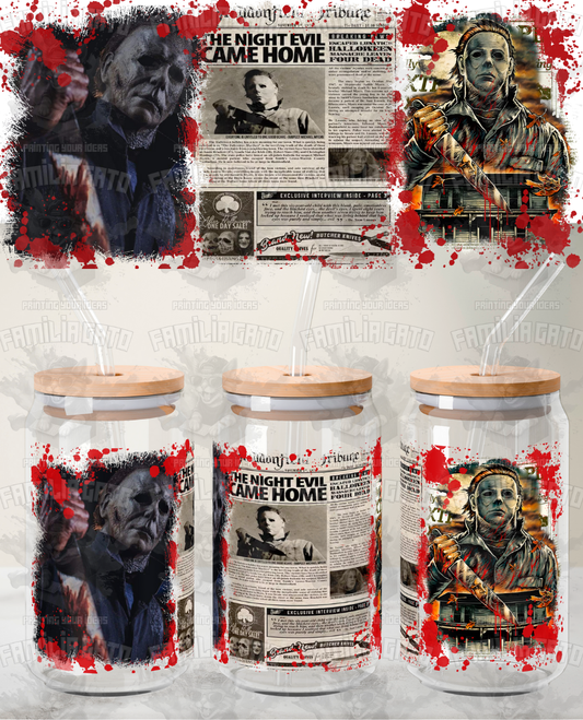 Halloween Horror Characters #100 UVDTF Wrap