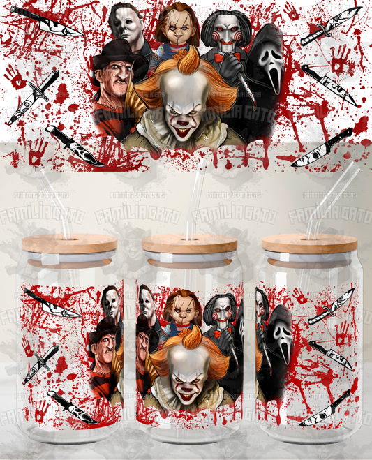 Halloween Horror Characters #47 UVDTF Wrap