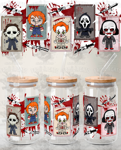 Halloween Horror Characters #60 UVDTF Wrap