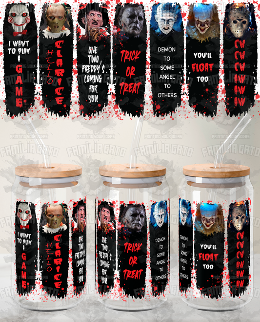 Halloween Horror Characters #65 UVDTF Wrap